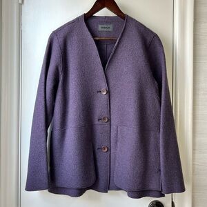 OSKA Premium Boiled Wool Jacket Purple